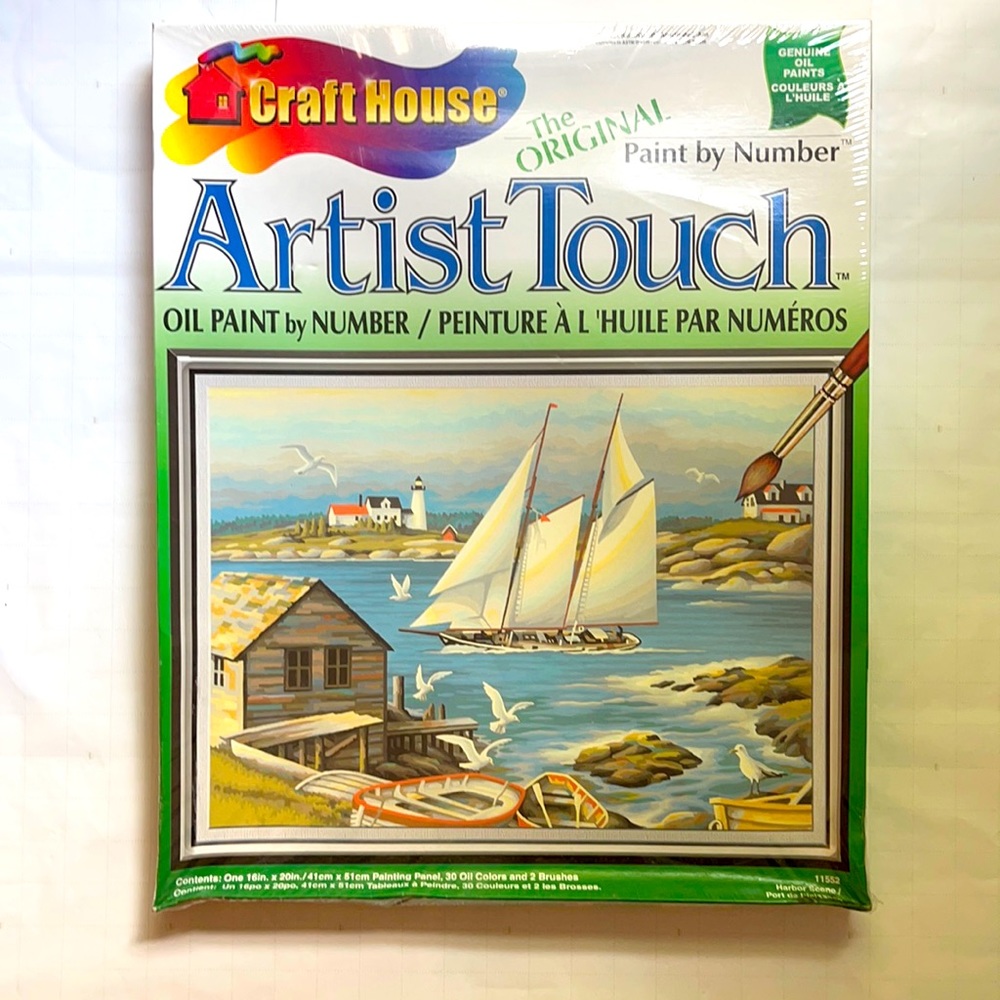 Vintage Sealed Paint by Number 16x20
